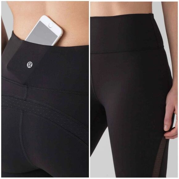 Lululemon Revitalize Tight in Black Long Leggings Sz 8 - Picture 7 of 11